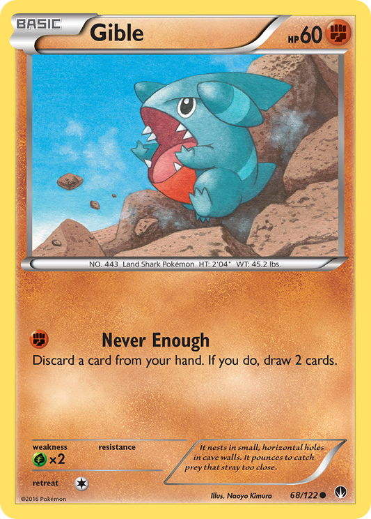 Gible 68/122 Common BREAKpoint NM/LP