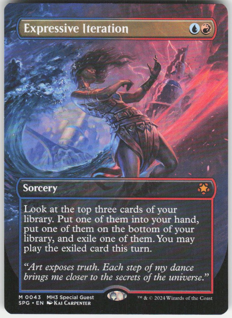 Expressive Iteration (Borderless Foil) M Special Guests 43 NM