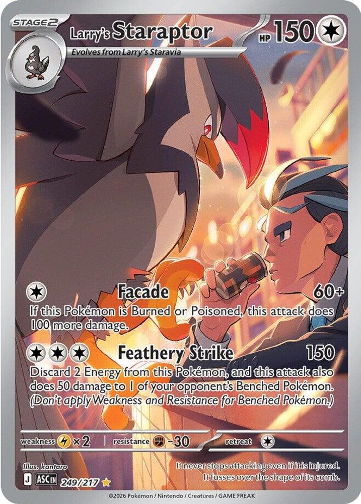 Larry's Staraptor 249/217 Illustration Rare Ascended Heroes NM/M