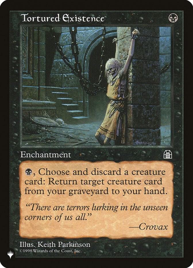 Tortured Existence Common The List Reprints NM/M