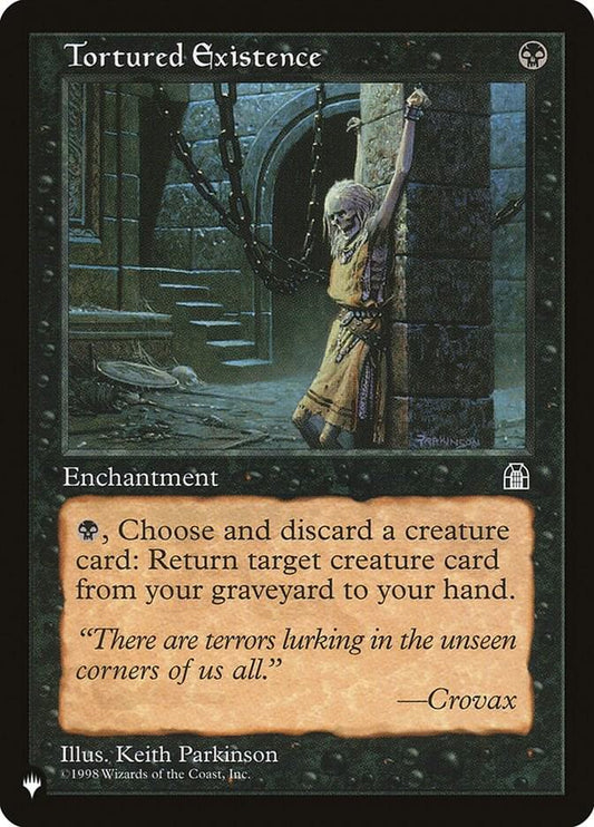 Tortured Existence Common The List Reprints NM/M