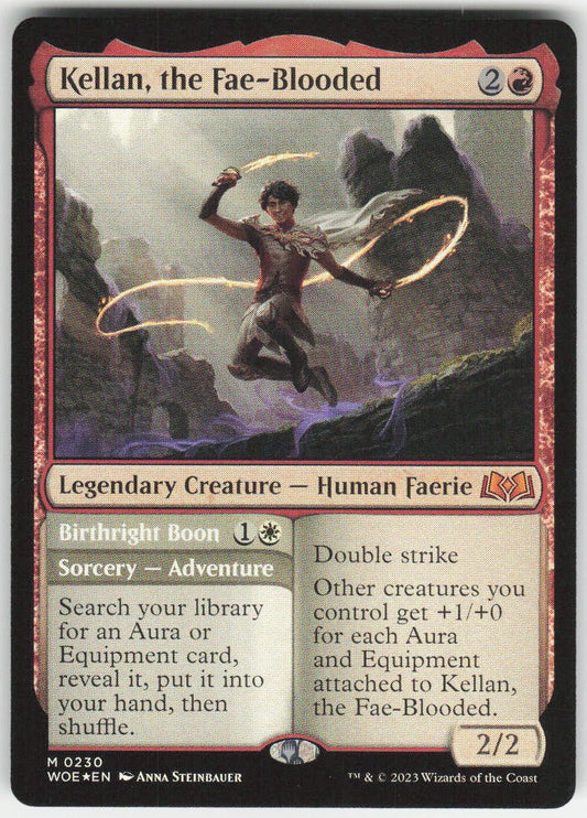Kellan, the Fae-Blooded (Foil) M Wilds of Eldraine 230 NM