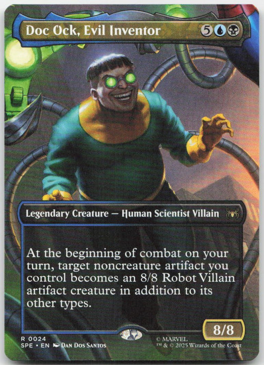 Doc Ock, Evil Inventor (Borderless) R Marvel's Spider-Man: Eternal-Legal 24 NM