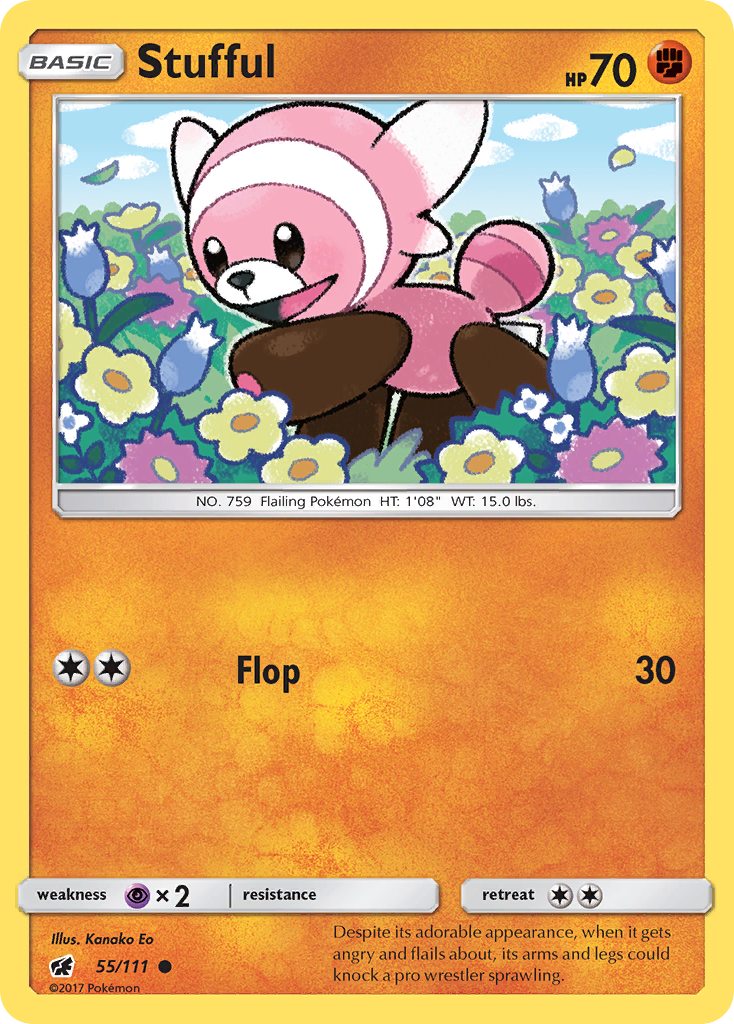 Stufful 55/111 Common Crimson Invasion NM/M