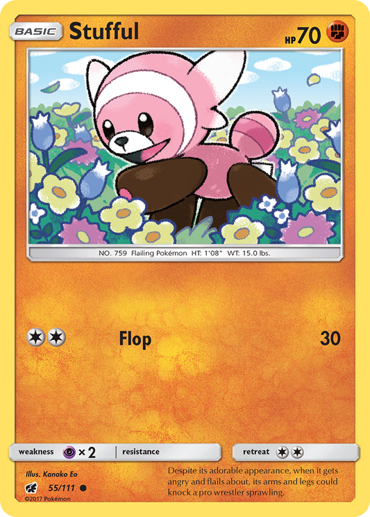 Stufful 55/111 Common Crimson Invasion NM/M