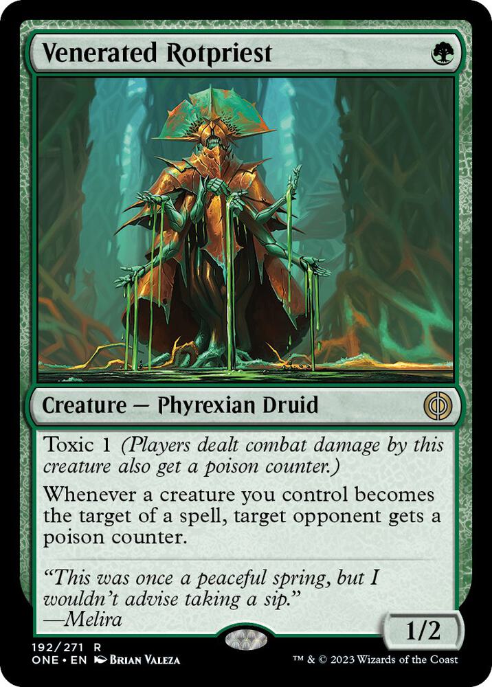 Venerated Rotpriest 192 Rare Phyrexia: All Will Be One NM/M