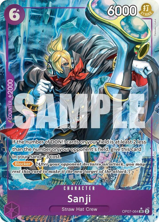 Sanji (Parallel) OP07-064 Super Rare 500 Years in the Future NM/M