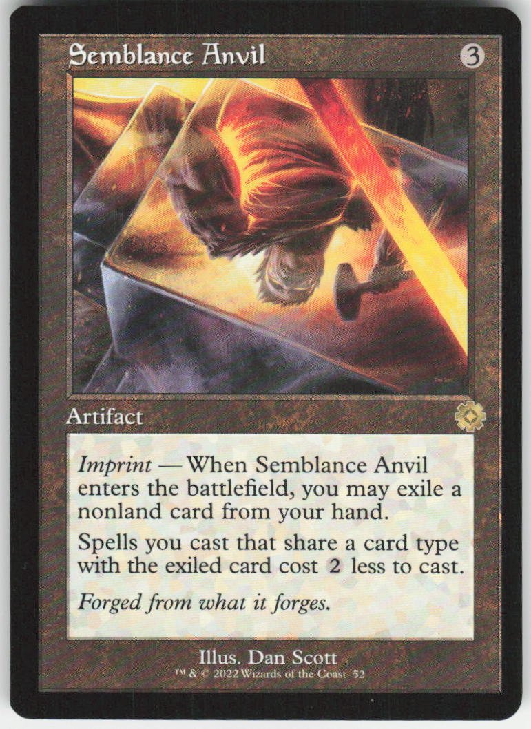 Semblance Anvil R The Brothers' War: Retro Frame Artifacts 52 NM