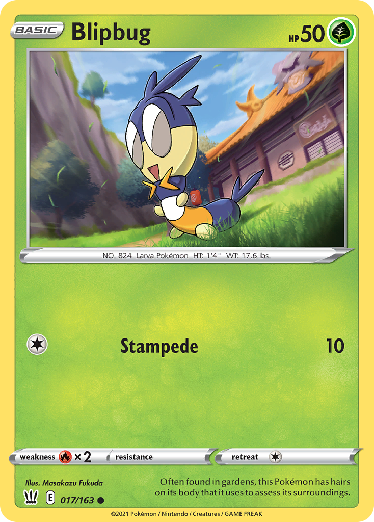 Blipbug 017/163 Common Reverse Holo Battle Styles NM/LP