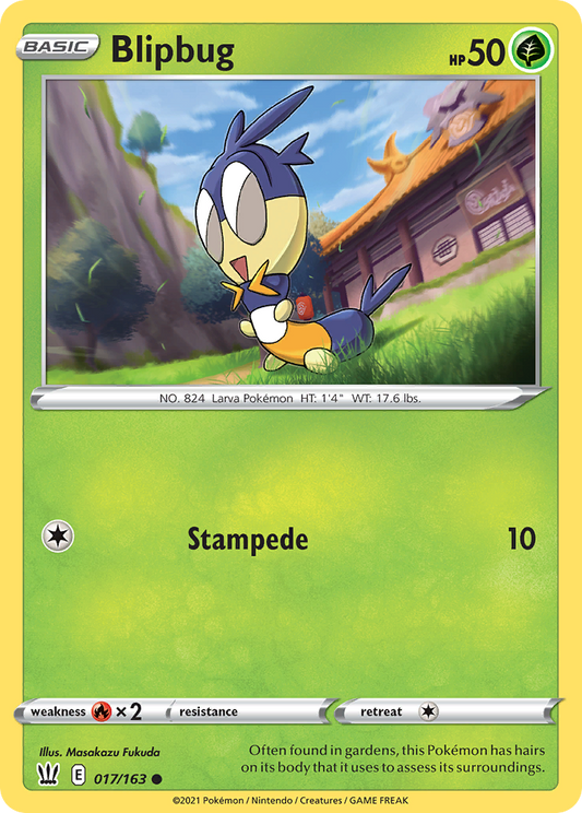 Blipbug 017/163 Common Reverse Holo Battle Styles NM/LP