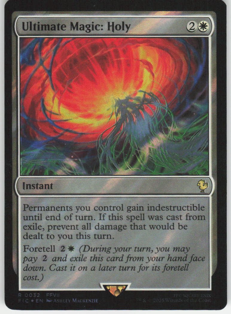 Ultimate Magic: Holy (Surge Foil) R Commander: FINAL FANTASY 32 NM