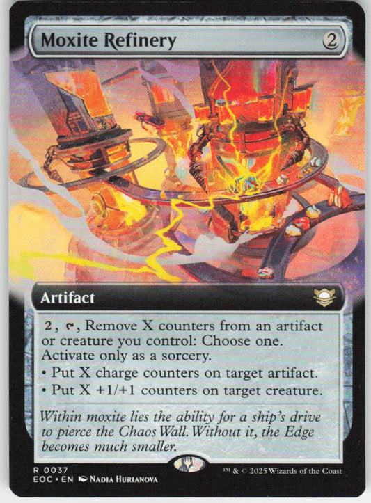 Moxite Refinery (Extended Art) R Commander: Edge of Eternities 37 NM