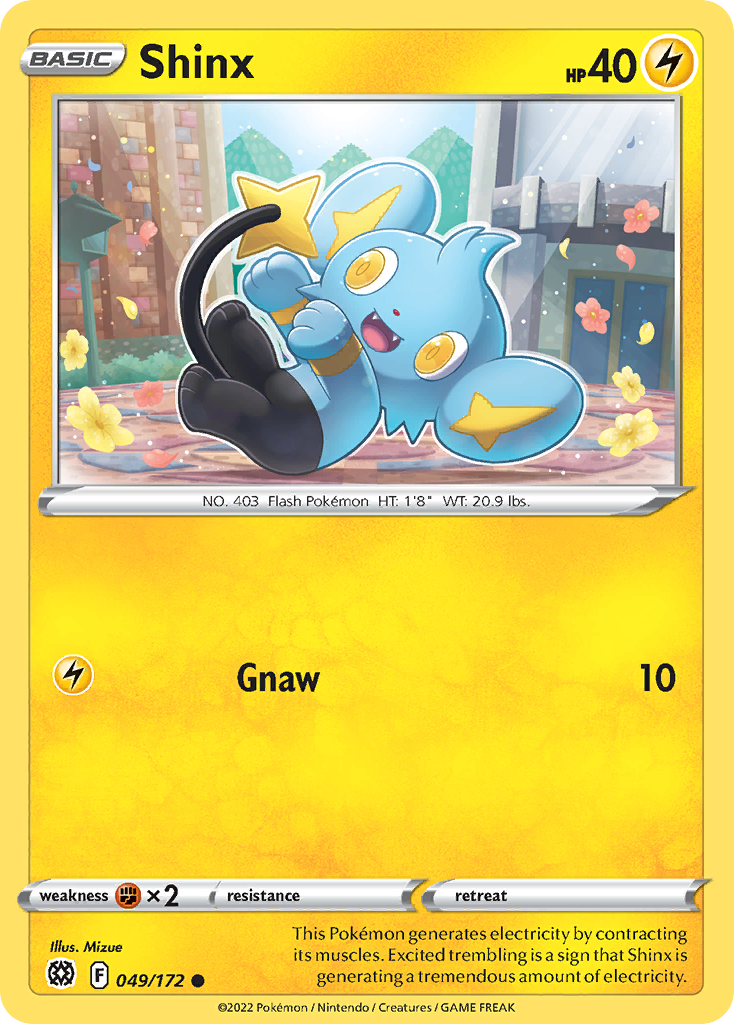 Shinx 049/172 Common Brilliant Stars NM/LP