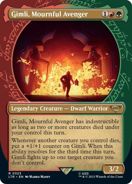 Gimli, Mournful Avenger (Showcase) 323 Universes Beyond: The Lord of the Rings: Tales of Middle-earth NM/M