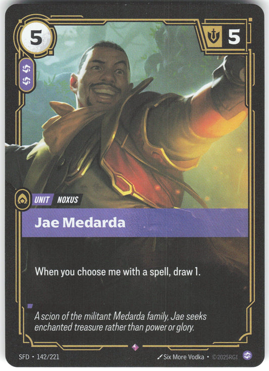 Jae Medarda Rare Spiritforged 142/221 NM