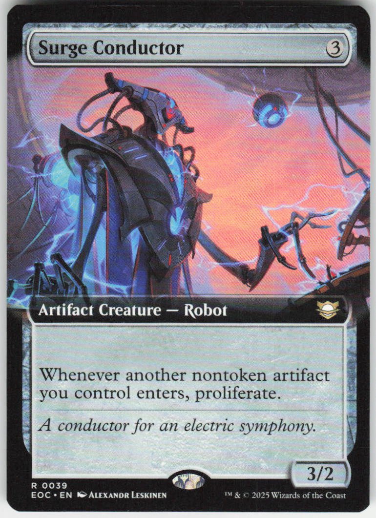 Surge Conductor (Extended Art) R Commander: Edge of Eternities 39 NM