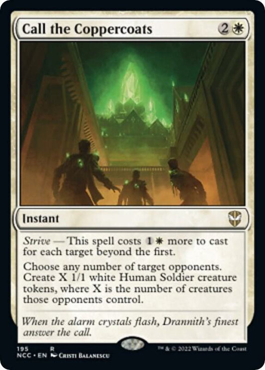 Call the Coppercoats 195 Rare Commander: Streets of New Capenna NM/M