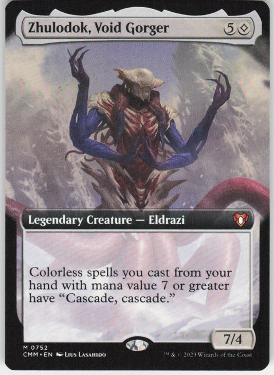 Zhulodok, Void Gorger (Extended Art) M Commander Masters 752 NM