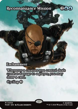 Reconnaissance Mission (Borderless) 59 Mythic Marvel Universe Eternal-Legal NM/M