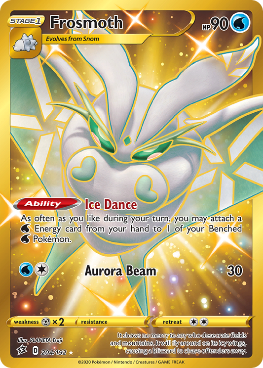Frosmoth 204/192 Secret Rare Rebel Clash NM/M