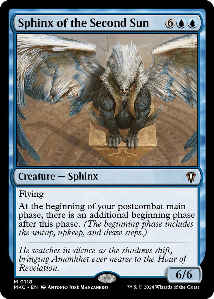 Sphinx of the Second Sun 118 Mythic Commander: Murders at Karlov Manor NM/M