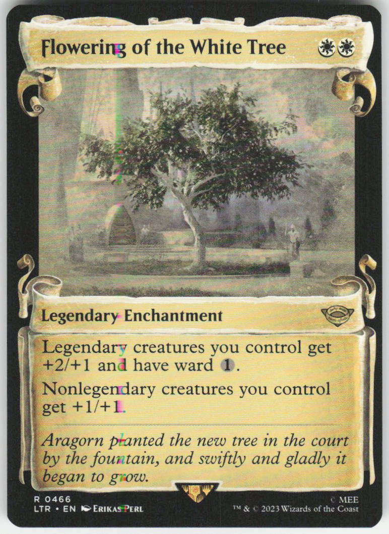Flowering of the White Tree (Showcase Scrolls) R Universes Beyond: The Lord of the Rings: Tales of Middle-earth 466 NM