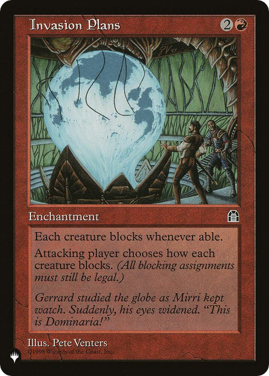 Invasion Plans Rare The List Reprints NM/M