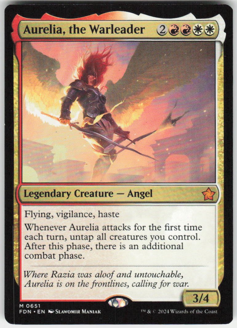 Aurelia, the Warleader M Foundations 651 NM