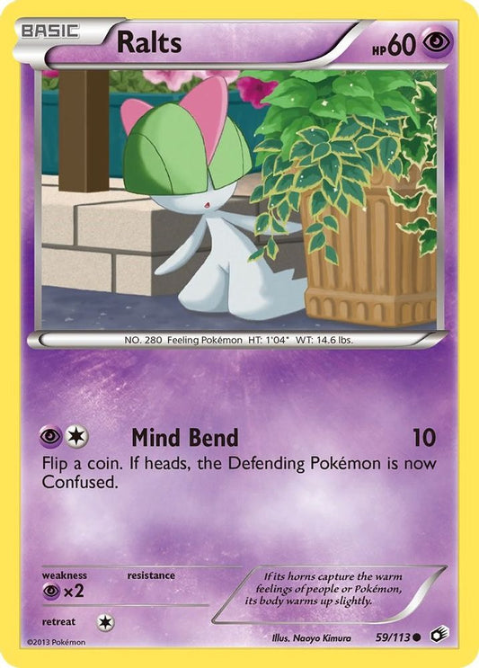 Ralts 59/113 Common Legendary Treasures NM/M