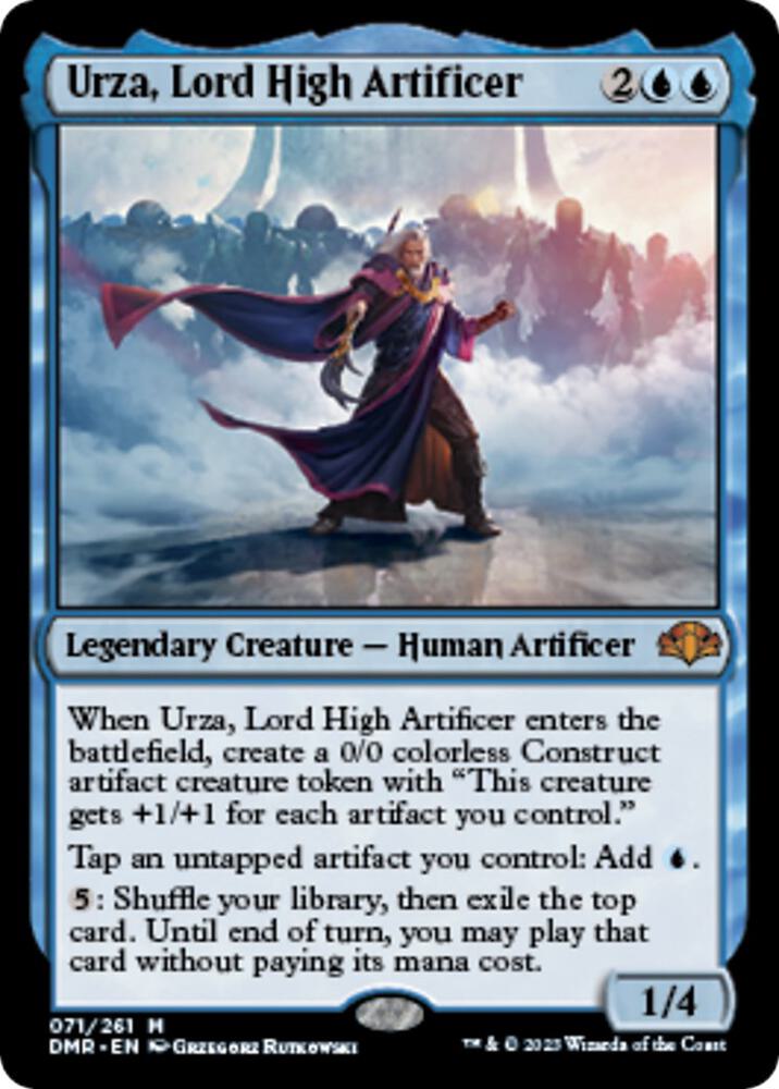 Urza, Lord High Artificer 71 Mythic Dominaria Remastered NM/M