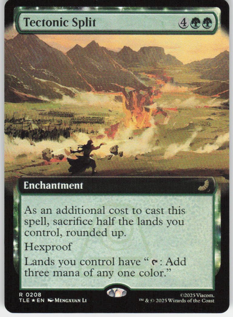 Tectonic Split (Extended Art Foil) R Avatar: The Last Airbender: Eternal-Legal 2