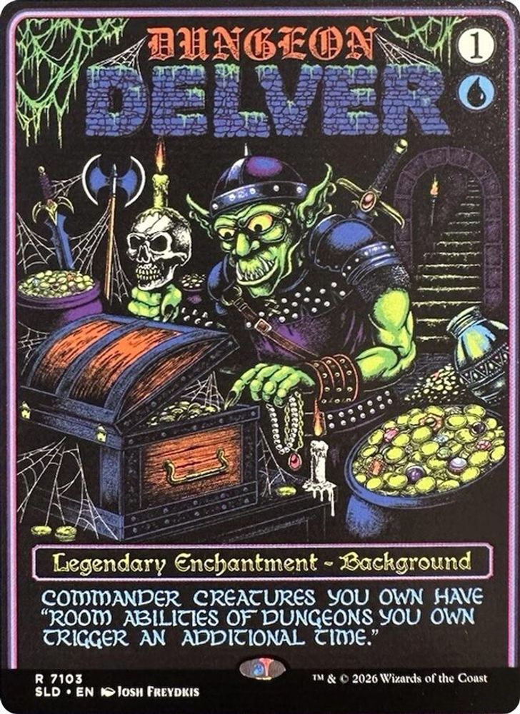 Dungeon Delver 7103 Rare Foil Secret Lair Drop Series NM/M