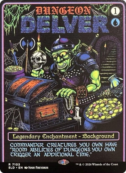 Dungeon Delver 7103 Rare Foil Secret Lair Drop Series NM/M