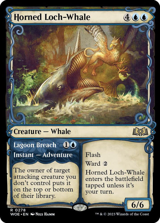 Horned Loch-Whale (Showcase) 278 Rare Wilds of Eldraine NM/M