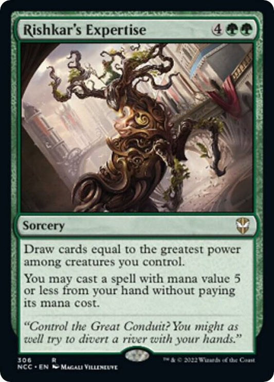 Rishkar's Expertise 306 Rare Commander: Streets of New Capenna NM/M