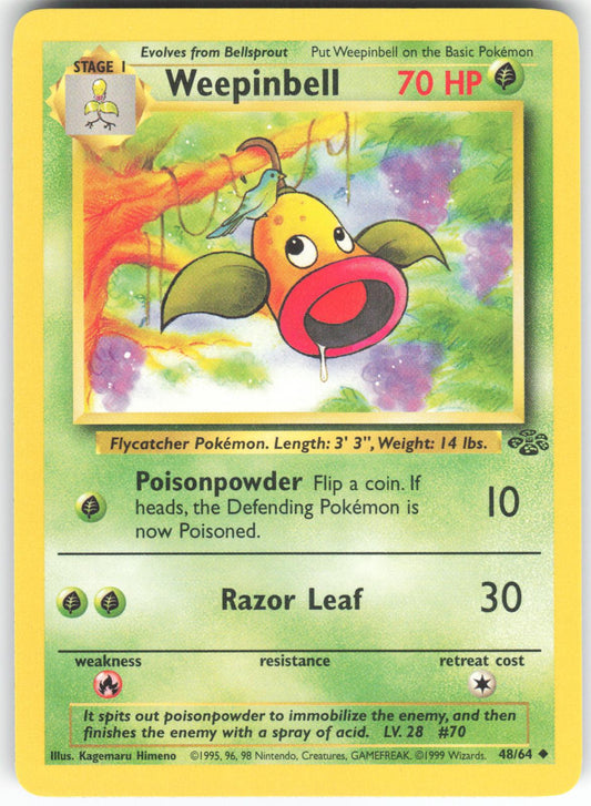Weepinbell 48/64 Uncommon Jungle Unlimited NM/LP
