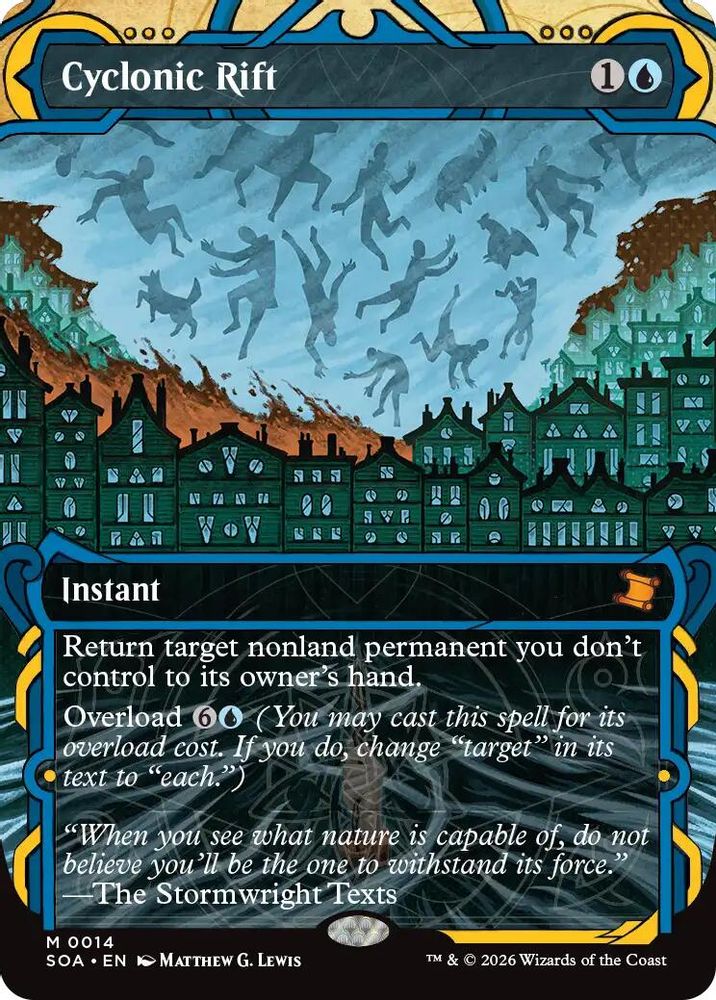 Cyclonic Rift 14 Mythic Secrets of Strixhaven: Mystical Archive NM/M