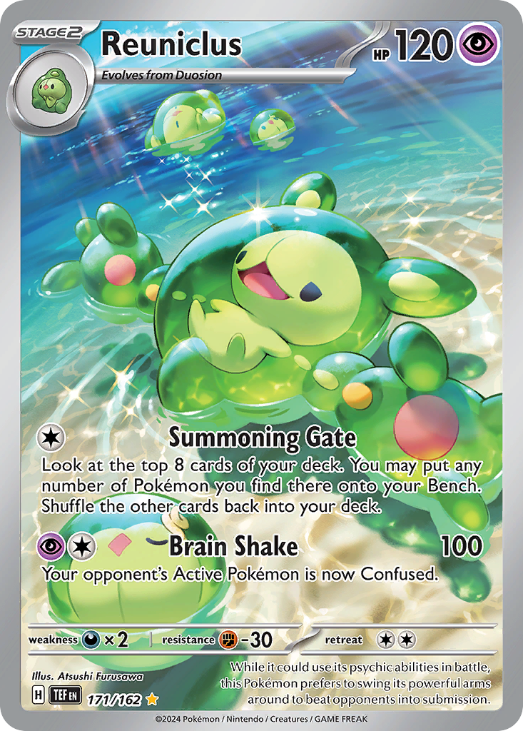 Reuniclus 171/162 Illustration Rare Temporal Forces NM/M
