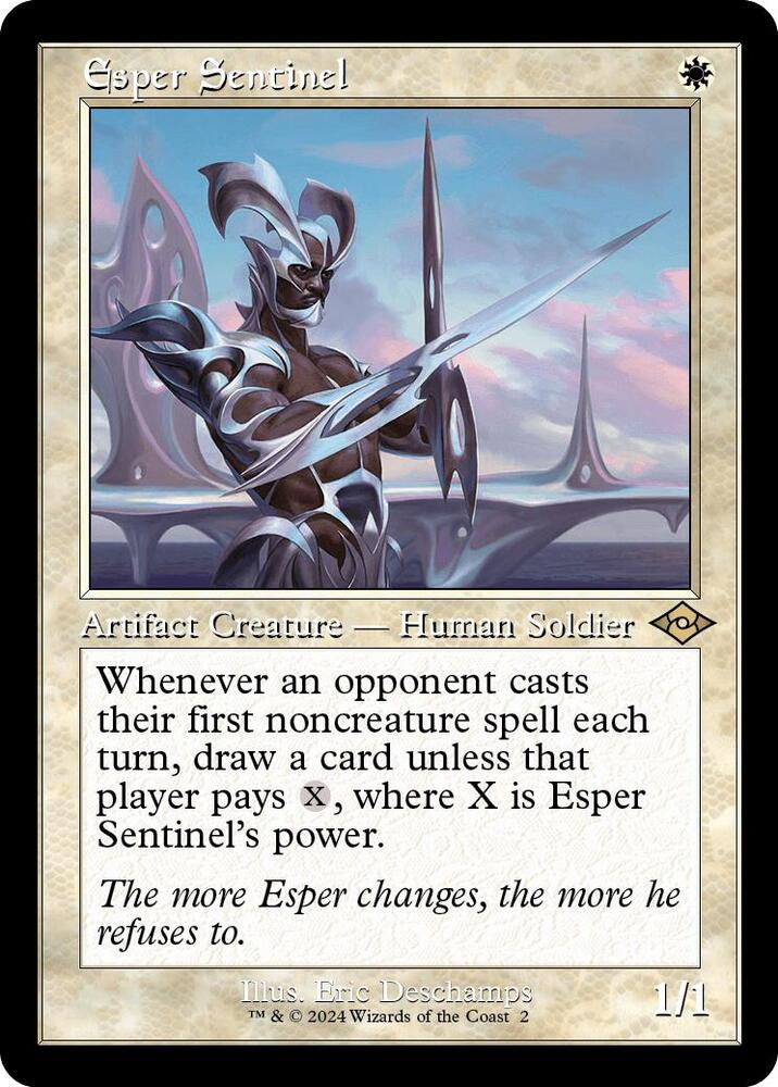 Esper Sentinel (Retro Frame) 2 Rare Modern Horizons 2 NM/M