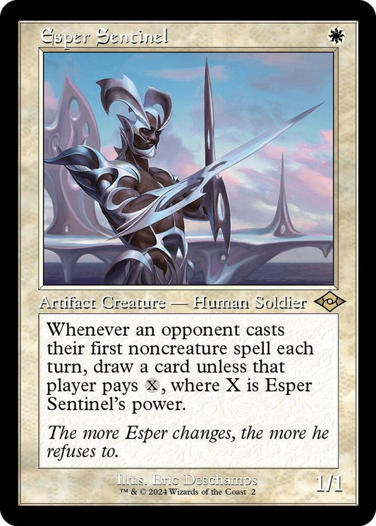 Esper Sentinel (Retro Frame) 2 Rare Modern Horizons 2 NM/M