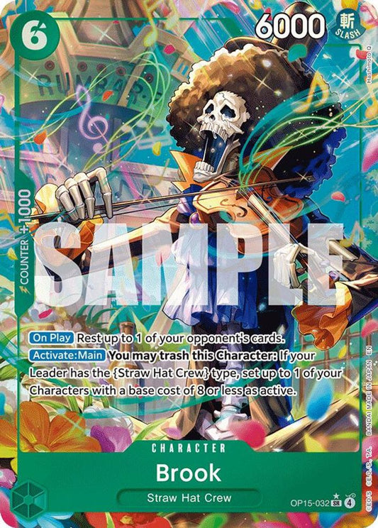Brook (Alternate Art) OP15-032 Super Rare Adventure on Kami's Island NM/M