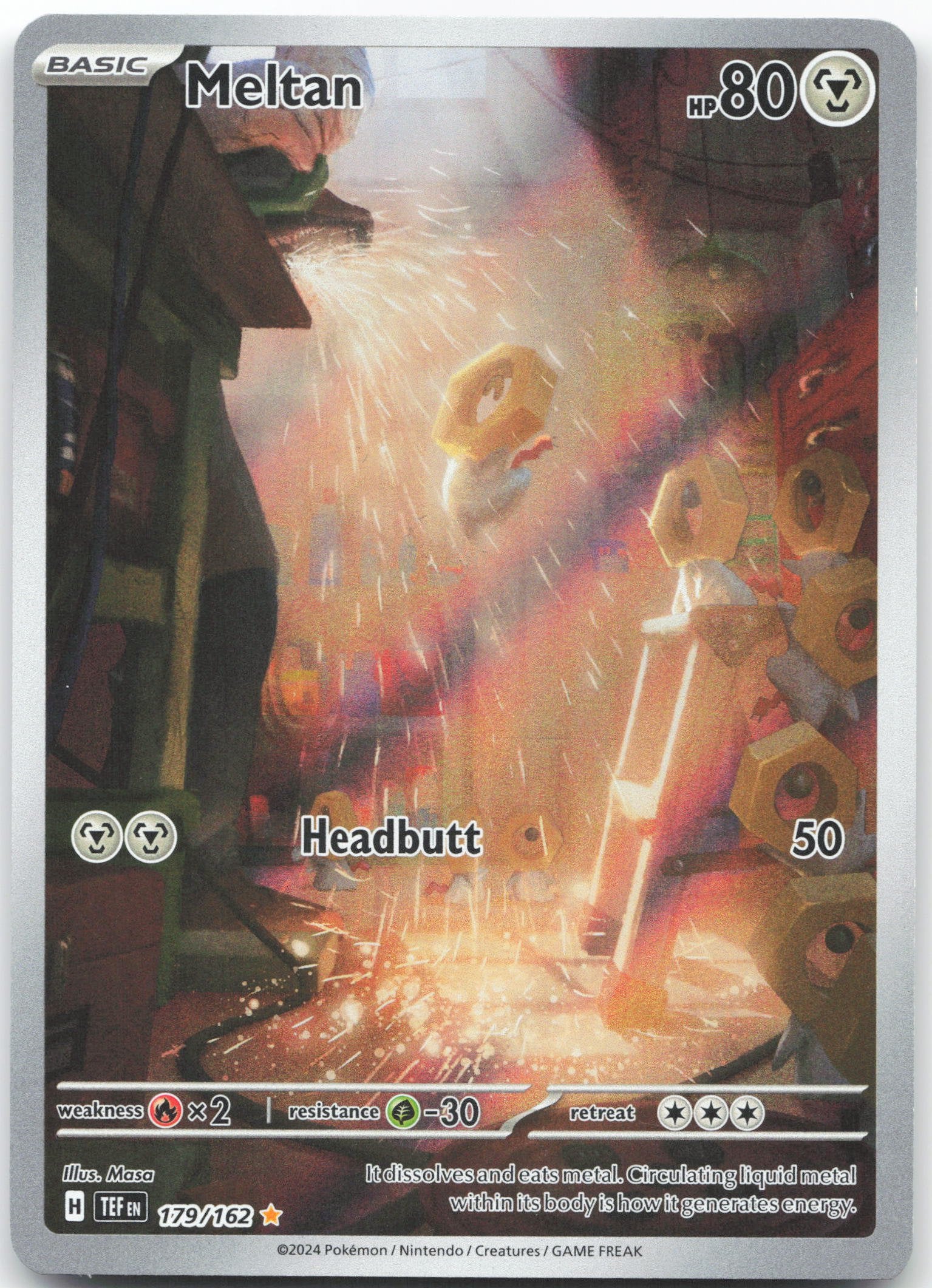 Meltan - Illustration Rare SV05: Temporal Forces 179/162 NM