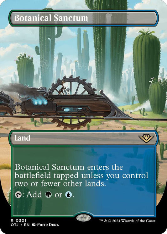 Botanical Sanctum (Borderless) 301 Rare Outlaws of Thunder Junction NM/M