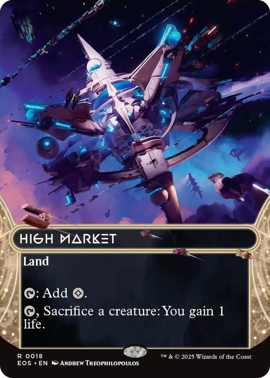 High Market (0018) (Borderless) 18 Foil Edge of Eternities: Stellar Sights NM/M