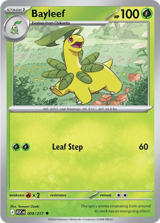 Bayleef 009/217 Uncommon Ascended Heroes NM/M