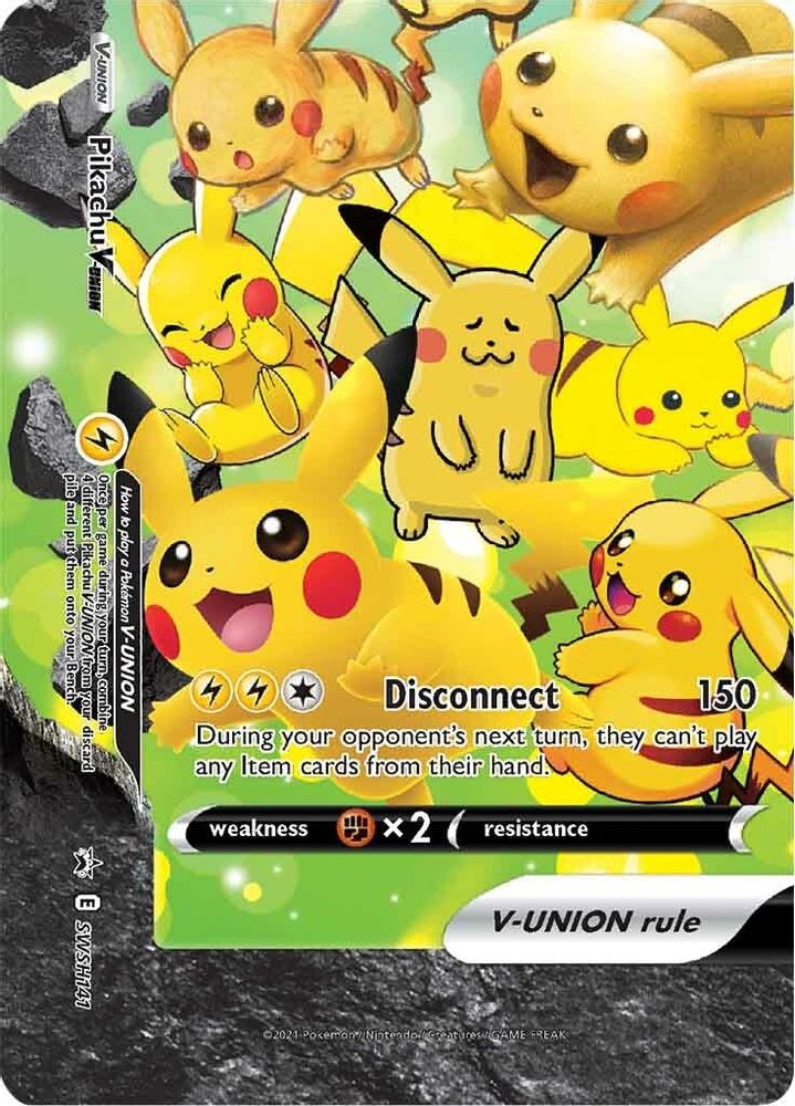 Pikachu V-Union SWSH141 Promo Sword & Shield Promo Holo NM/M
