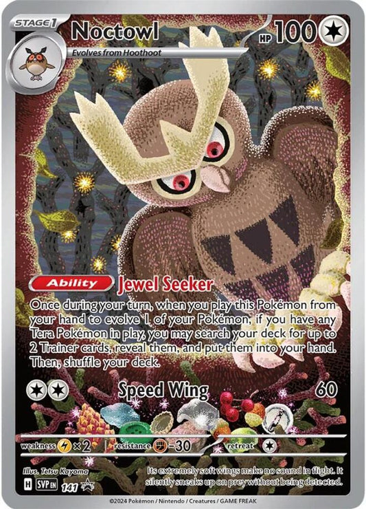 Noctowl 141 Promo Scarlet & Violet Promo Holo NM/M