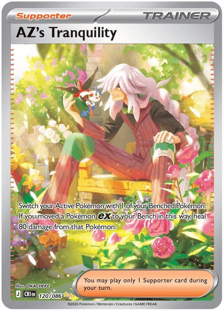 AZ's Tranquility 120/086 Special Illustration Rare Chaos Rising Holo NM/M