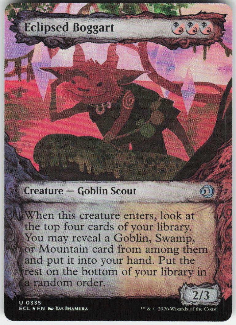 Eclipsed Boggart (Showcase Foil) U Lorwyn Eclipsed 335 NM
