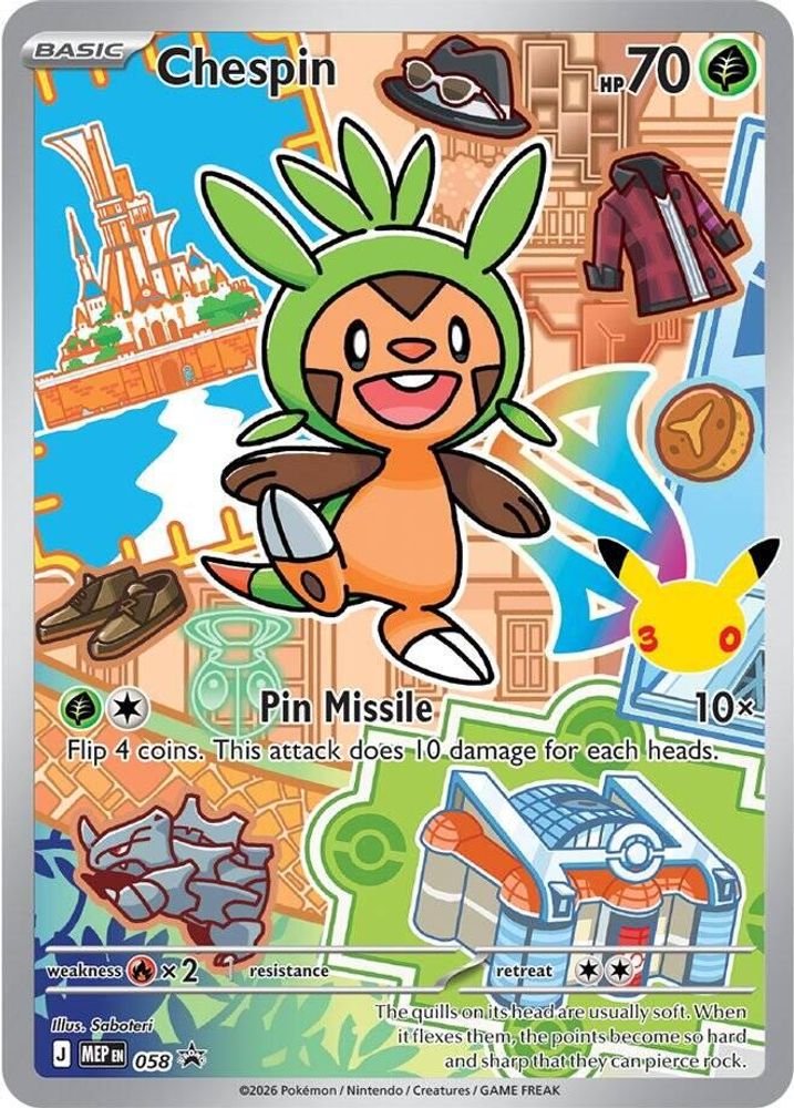 Chespin 058 Promo First Partner Collection 2026 NM/M